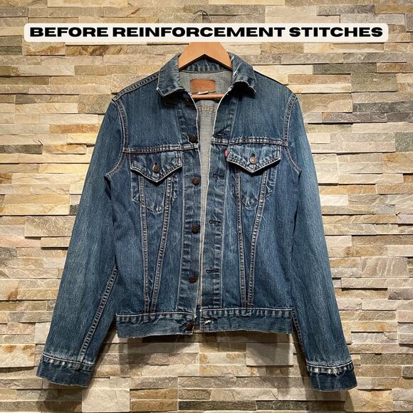 RARE Levi’s 70505 Type III Denim Jacket | 1971–1973 Small e 525 Valencia USA - Picture 2 of 16